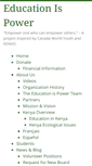 Mobile Screenshot of educationispower.org